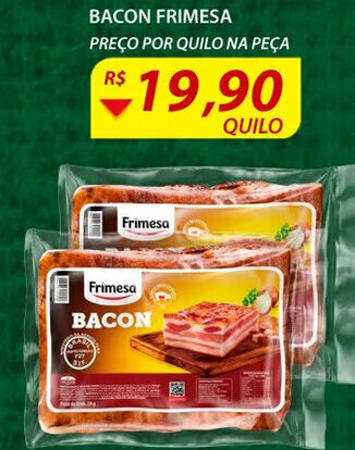 Assaí Atacadista Bacon Frimesa 1kg oferta