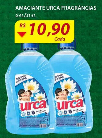 Assaí Atacadista Amaciante Urca fragrancias 5l oferta