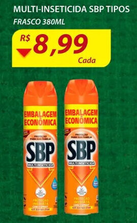 Assaí Atacadista Multi Inseticida SBP tipos frasco 380ml oferta