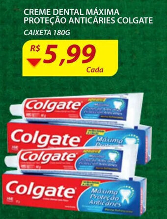 Assaí Atacadista Creme Dental Maxima Protecao Anticaries Colgate 180g oferta