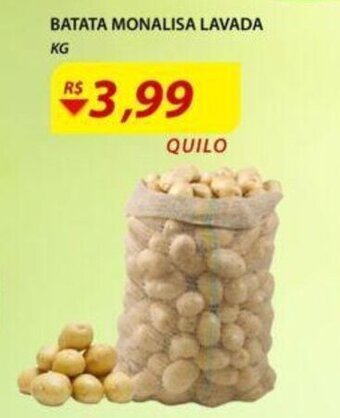 Assaí Atacadista Batata Monalisa Lavada 1kg oferta
