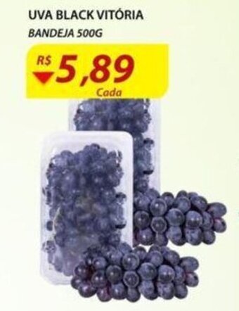 Uva Black Vitoria bandeja 500g