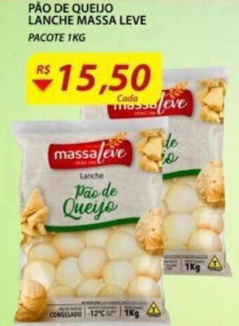 Assaí Atacadista Pao de Queijo Lanche MassaLeve 1kg oferta