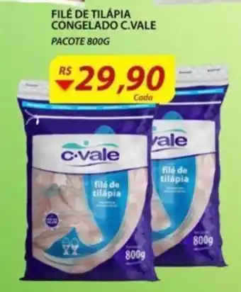 File de Tilapia congelado C.Vale 800g