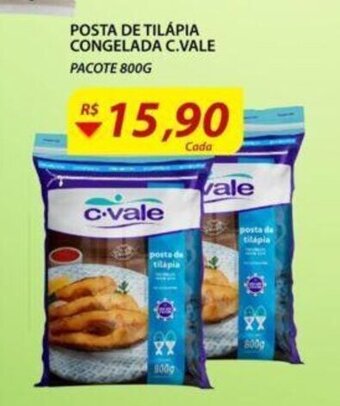 Assaí Atacadista Posta de Tilapia Congelada C.Vale 800g oferta