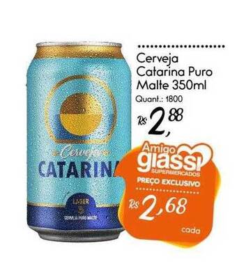 Giassi Supermercados Cerveja catarina puro malte oferta