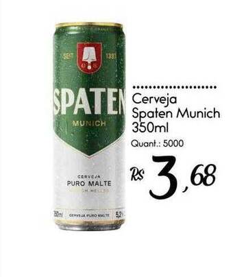 Giassi Supermercados Cerveja spaten munich oferta