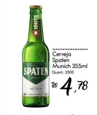 Giassi Supermercados Cerveja spaten munich oferta