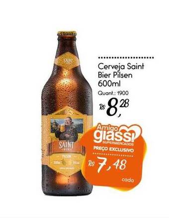 Giassi Supermercados Cerveja saint bier pilsen oferta