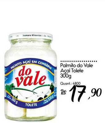 Giassi Supermercados Palmito do vale açaí tolete oferta