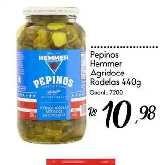 Giassi Supermercados Pepinos hemmer agridoce rodelas oferta