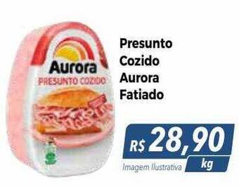 Hiper Moreira Presunto cozido aurora fatiado oferta