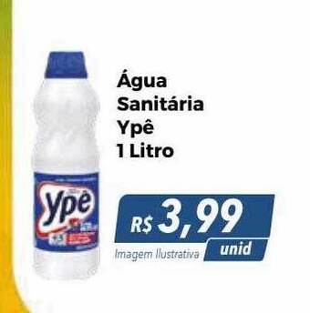 Hiper Moreira Água sanitária ypê oferta
