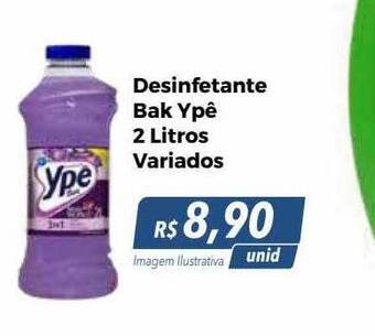 Hiper Moreira Desinfetante bak ypê 2 litros variados oferta