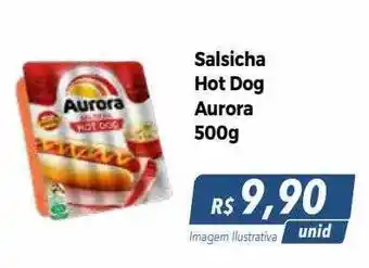 Hiper Moreira Salsicha hot dog aurora oferta