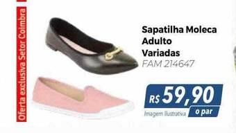 Hiper Moreira Sapatilha moleca adulto variadas oferta