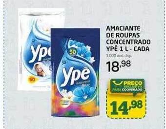 Cooper Amaciante de roupas concentrado ypê oferta