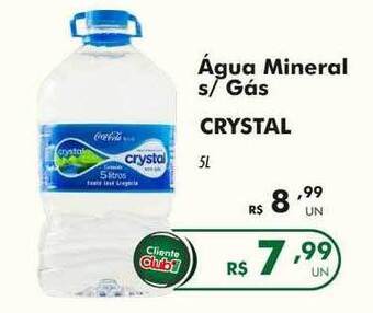 Irani Supermercados Água mineral s gàs crystal oferta