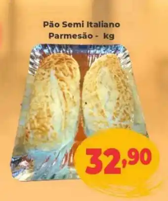 Supermercado Pastorinho Pão semi italiano parmesão oferta