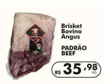 Brisket bovino angus padrão beef