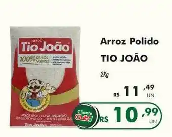 Irani Supermercados Arroz polido tio joão oferta