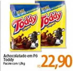 Atacadão Achocolatado em po Toddy 1.8kg oferta