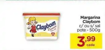Carrefour Margarina Claybom 500g oferta