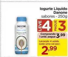 Carrefour Iogurte Líquido Danone Sabores Leve 4 Pague 3 250g oferta