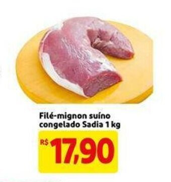 Mercado Extra File-mignon suino congelado Sadia 1kg oferta