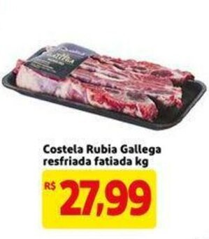 Mercado Extra Costela Rubia Gallega resfriada fatiada 1kg oferta