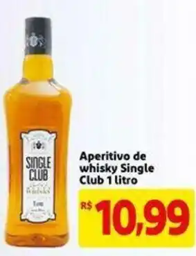 Mercado Extra Aperitivo de Whisky Single Club 1L oferta