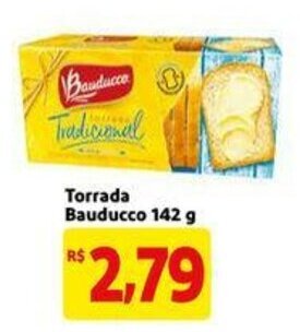 Mercado Extra Torrada Bauducco 142g oferta