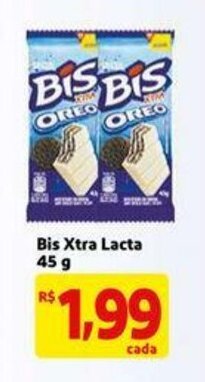 Mercado Extra Bis Xtra Lacta 45g oferta