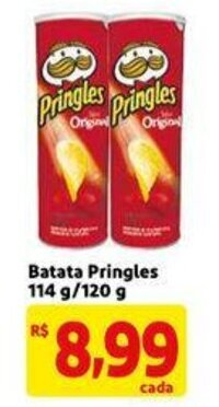 Mercado Extra Batata Pringles 114g/120g oferta