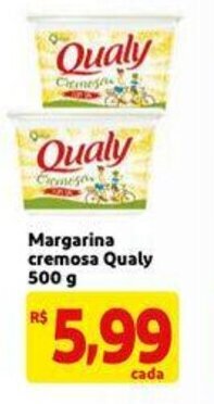 Mercado Extra Margarina cremosa Qualy 500g oferta