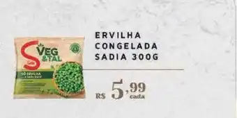 Ervilha congelada sadia