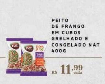 Empório Bahamas Peito de frango em cubos grelhado e congelado nat oferta