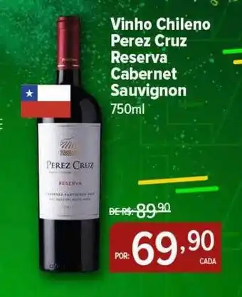 Perini Vinho chileno perez cruz reserva cabernet sauvignon oferta