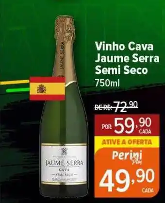 Perini Vinho cava jaune serra semi seco oferta