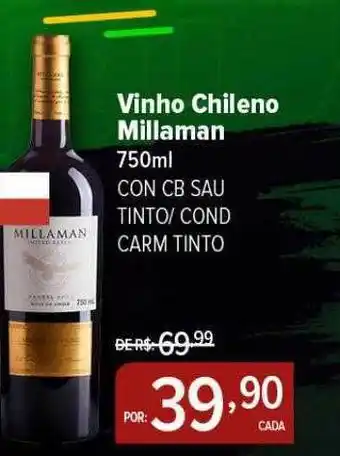 Perini Vinho chileno millaman oferta