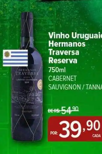 Perini Vinho uruguaio hermanos traversa reserva oferta