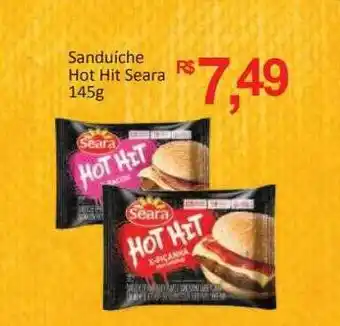 Supermercados Savegnago Sanduíche hot hit seara oferta