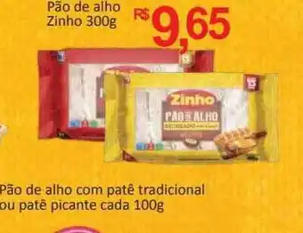Supermercados Savegnago Pão de alho zinho oferta