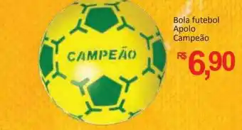 Bola futebol apolo campeão