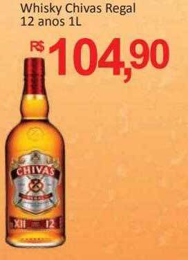 Supermercados Savegnago Whisky chivas regal 12 anos oferta