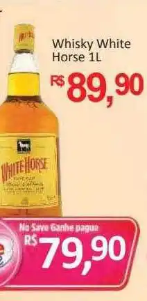 Supermercados Savegnago Whisky white horse oferta