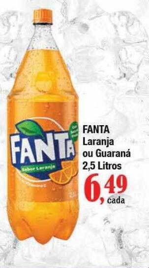 Fanta laranja ou guaraná