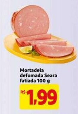 Mercado Extra Mortadela defumada Seara fatiada 100g oferta