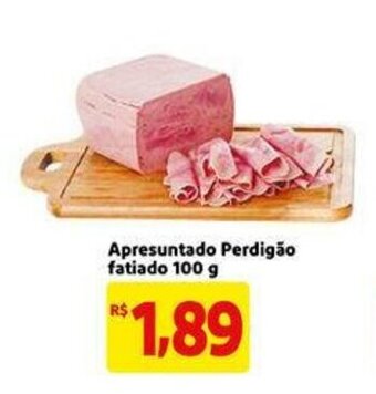 Mercado Extra Apresuntado Perdigao fatiado 100g oferta
