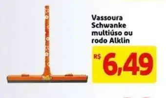 Vassoura Schwanke multiuso ou rodo Alklin